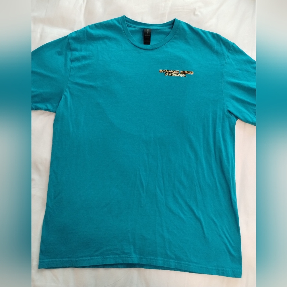 Dynamic Discs Phoenix Arizona Gildan 100% Cotton Short Sleeve Tee Shirt